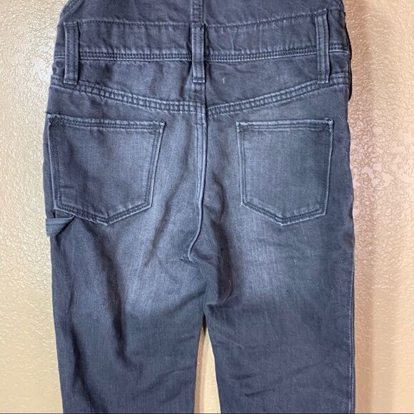 Old Navy girls black wash distressed overalls‎ - Picture 7 of 11